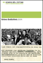 Grünes Gedächtnis 2009, Heinrich Böll Stiftung Berlin